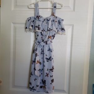 Paper doll butterfly dress